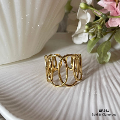 Statement Ring | SR241 | Gold