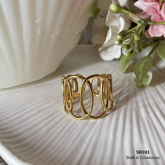 Statement Ring | SR241 | Gold
