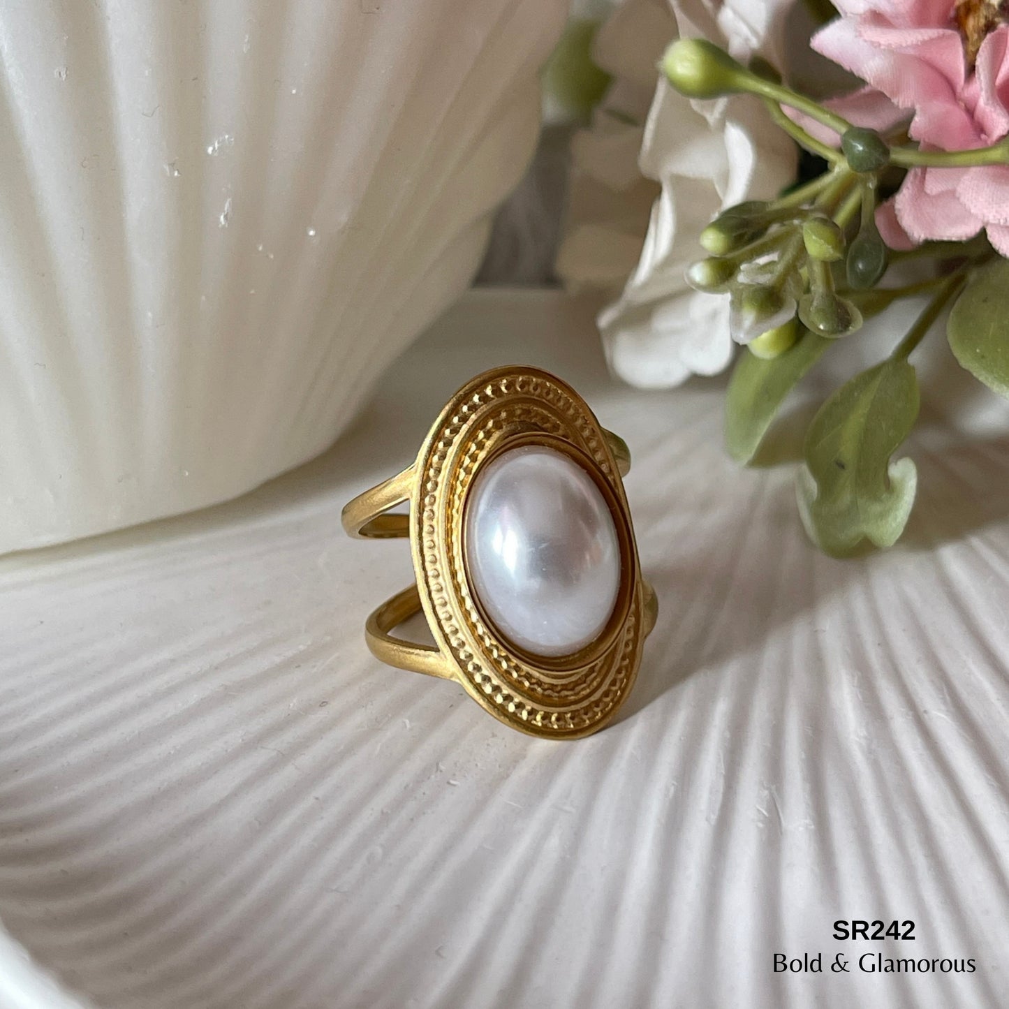 Statement Ring | SR242 | Gold