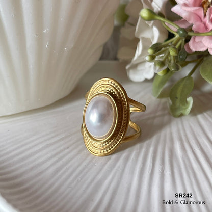 Statement Ring | SR242 | Gold
