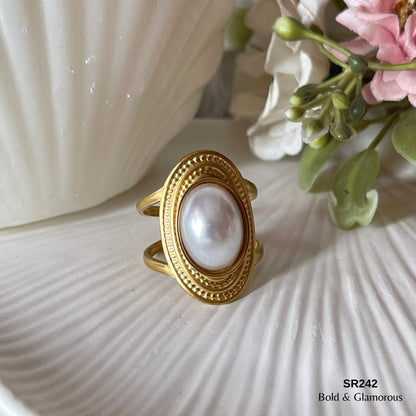 Statement Ring | SR242 | Gold