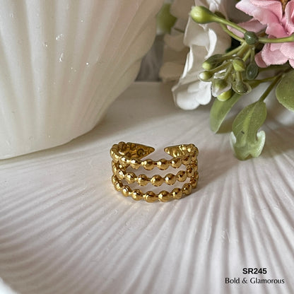 Statement Ring | SR245 | Gold