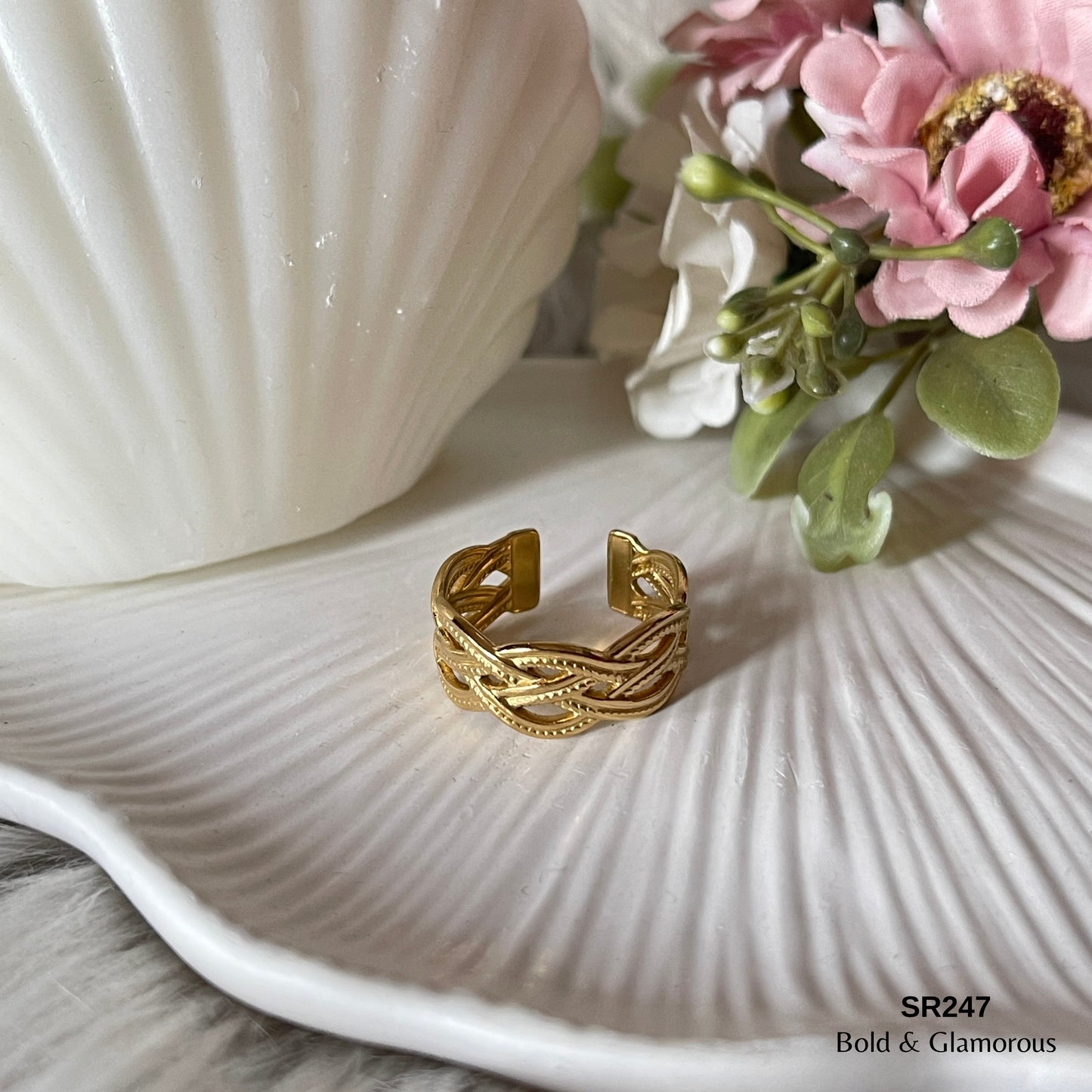 Statement Ring | SR247 | Gold