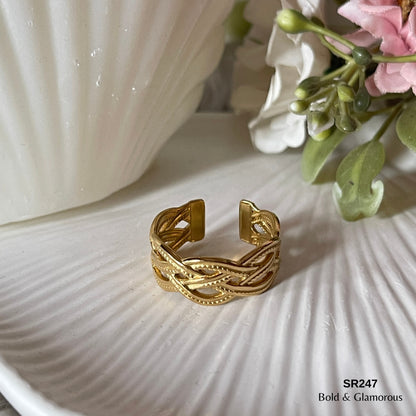 Statement Ring | SR247 | Gold