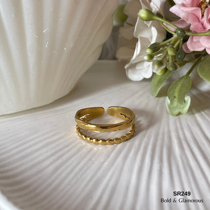 Statement Ring | SR249 | Gold