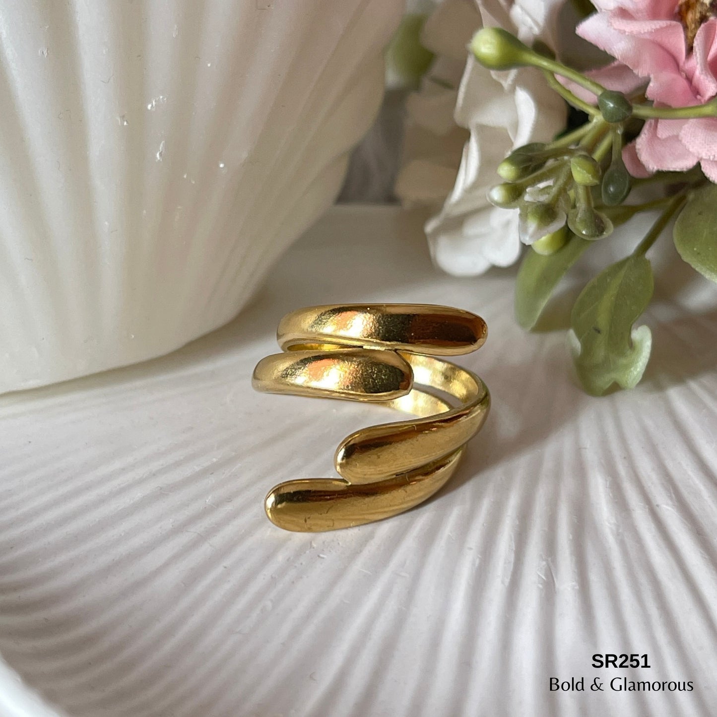 Statement Ring | SR251 | Gold