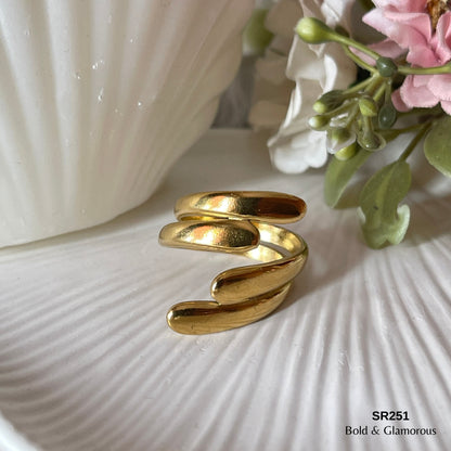 Statement Ring | SR251 | Gold