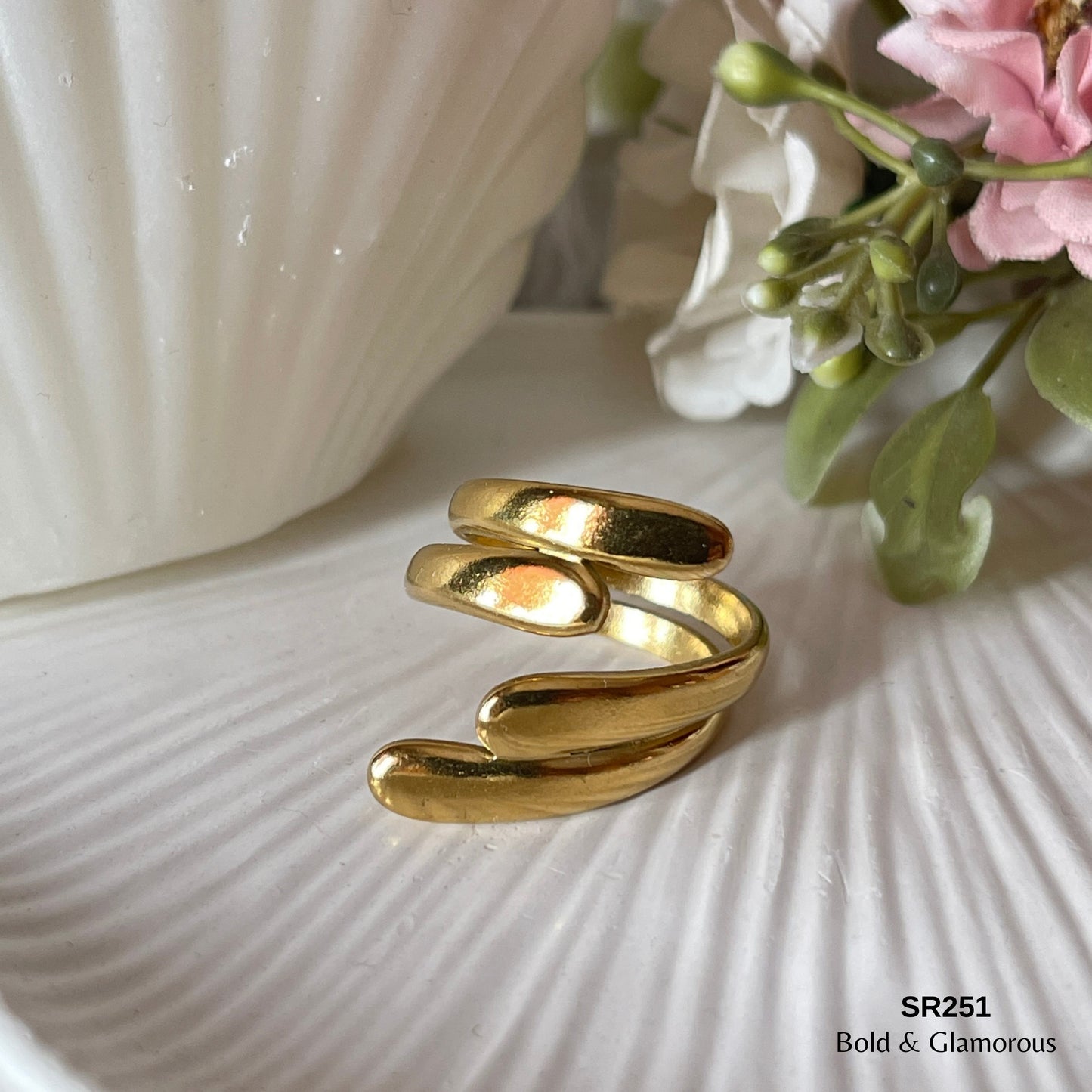 Statement Ring | SR251 | Gold