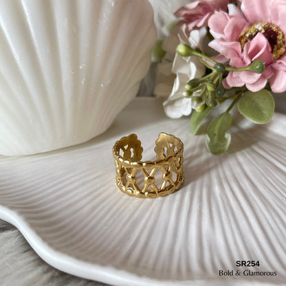 Statement Ring | SR254 | Gold