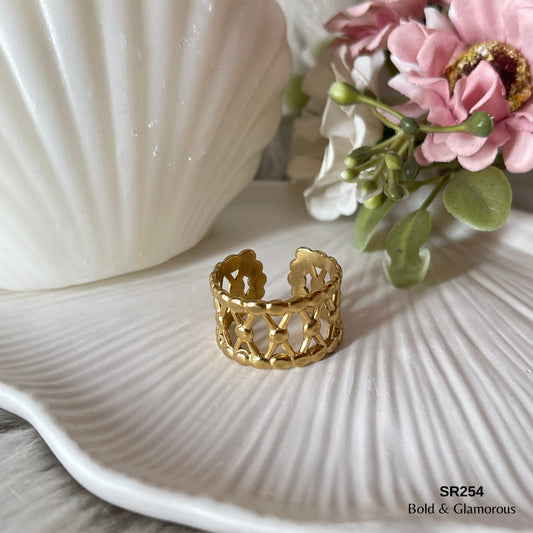 Statement Ring | SR254 | Gold