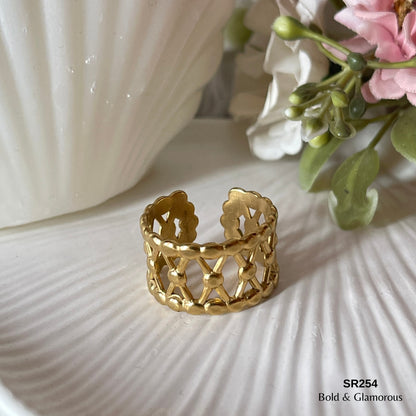 Statement Ring | SR254 | Gold