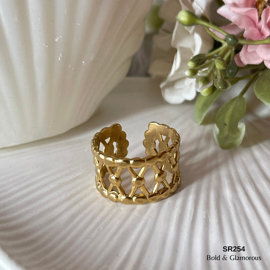 Statement Ring | SR254 | Gold