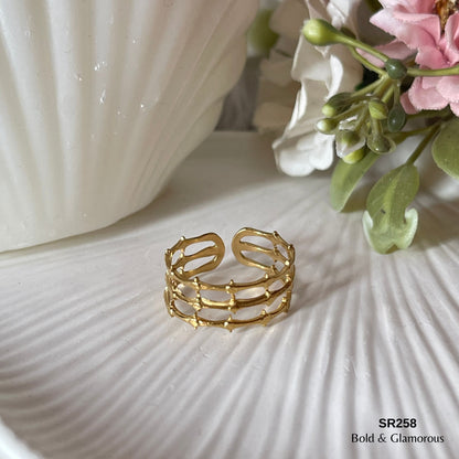 Statement Ring | SR258 | Gold