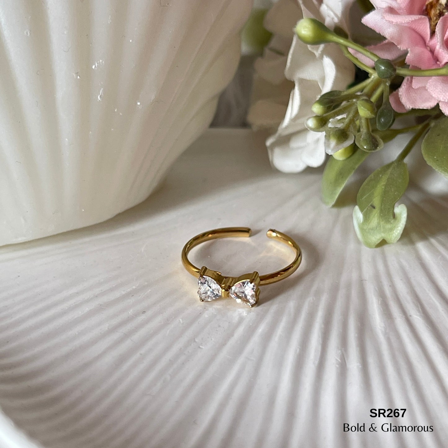 Stone Ring | SR267 | Gold