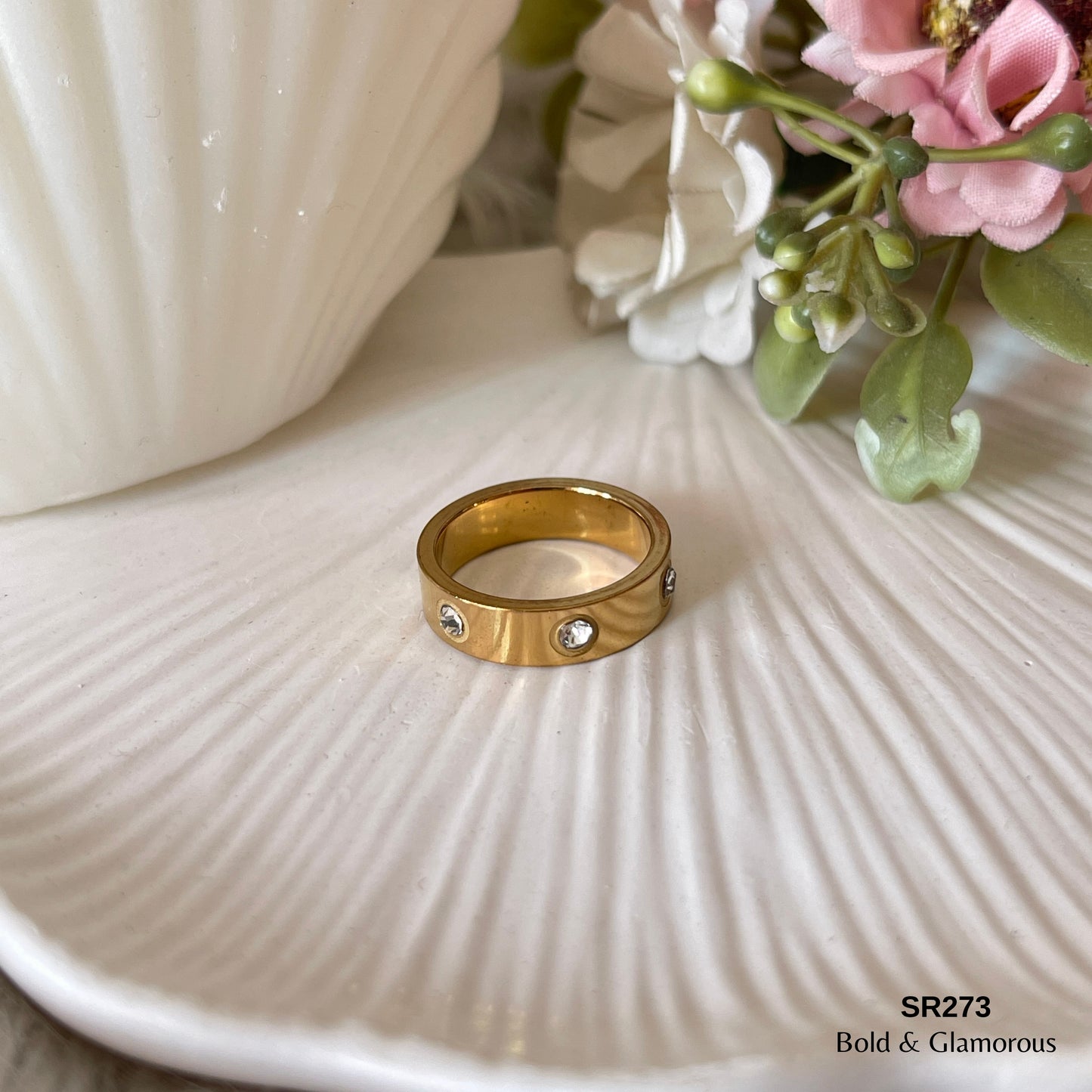Stone Ring | SR273 | Six Stone Band