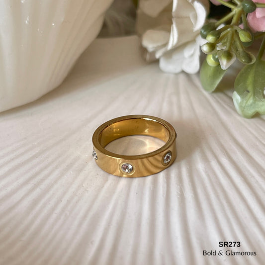 Stone Ring | SR273 | Six Stone Band