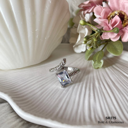 Zircon Ring | SR275 | Silver