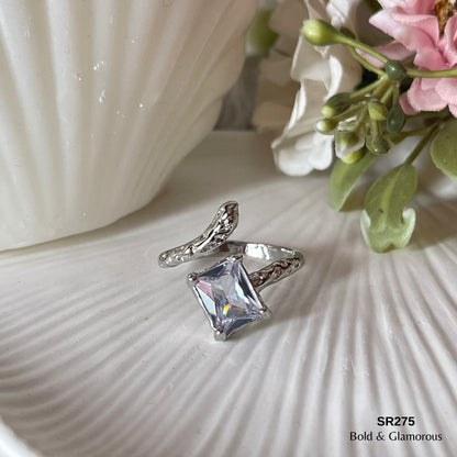 Zircon Ring | SR275 | Silver