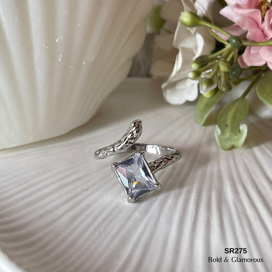 Zircon Ring | SR275 | Silver
