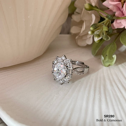 Zircon Ring | SR280 | Silver