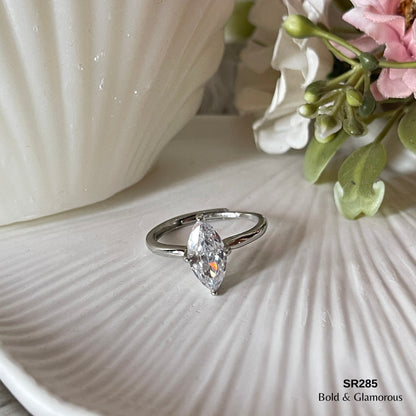 Zircon Ring | SR285 | Silver