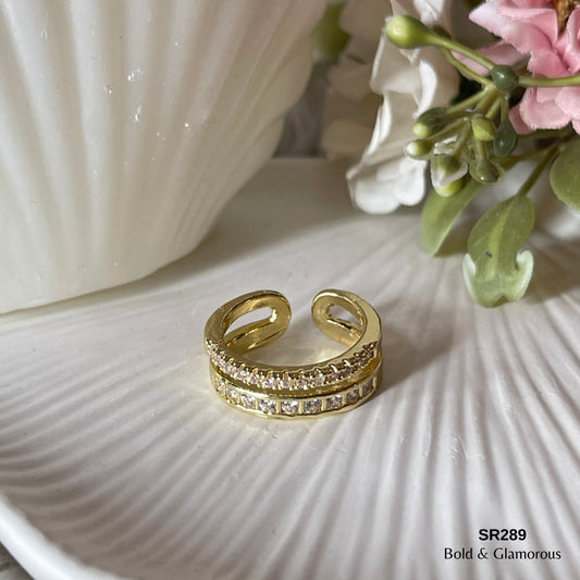 Zircon Ring | SR289 | Gold