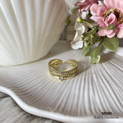 Zircon Ring | SR290 | Gold