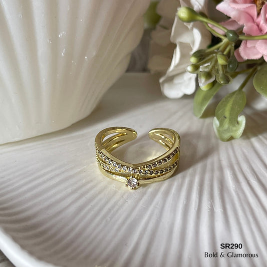 Zircon Ring | SR290 | Gold