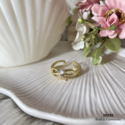Zircon Ring | SR292 | Gold