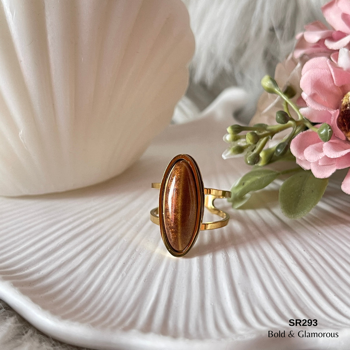 Statement Ring | SR293 | Gold