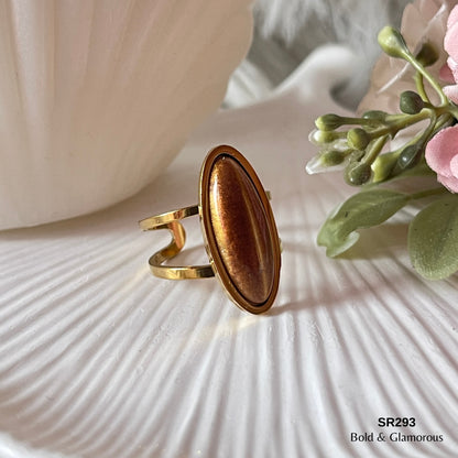 Statement Ring | SR293 | Gold
