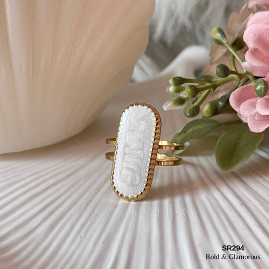 Statement Ring | SR294 | Gold