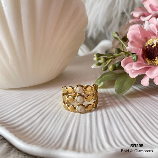 Statement Ring | SR295 | Gold