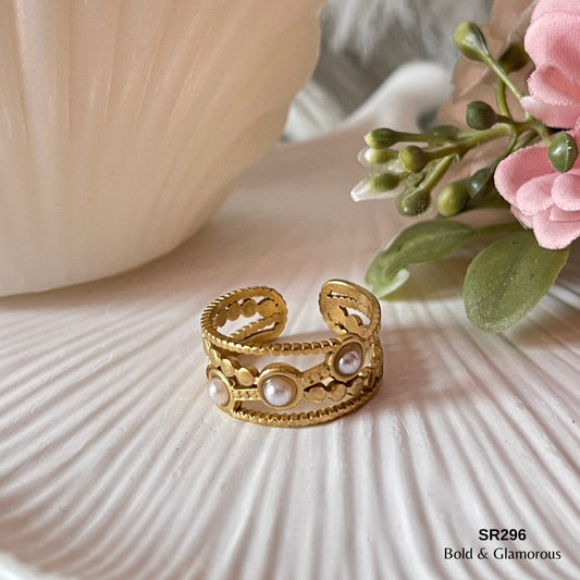 Statement Ring | SR296 | Gold