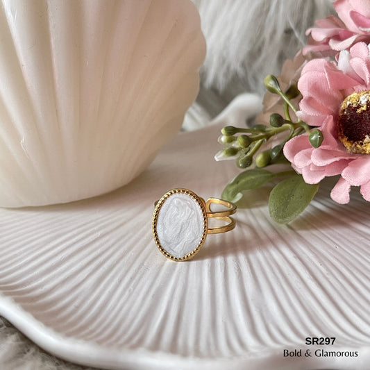 Statement Ring | SR297 | Gold