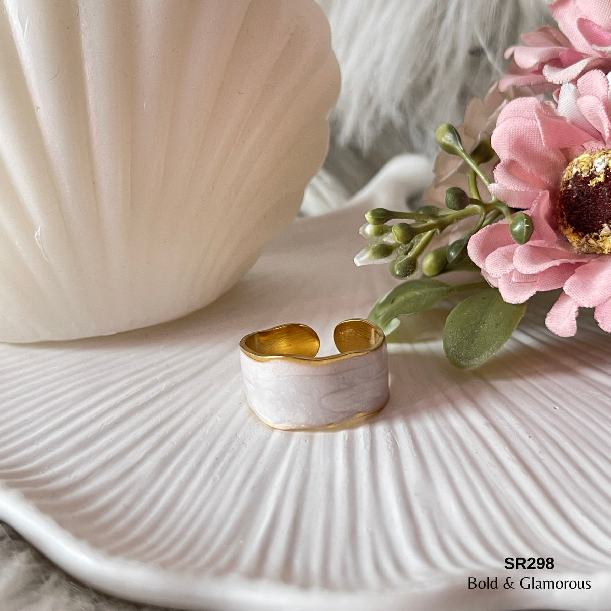 Statement Ring | SR298 | Gold
