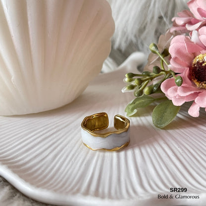Statement Ring | SR299 | Gold