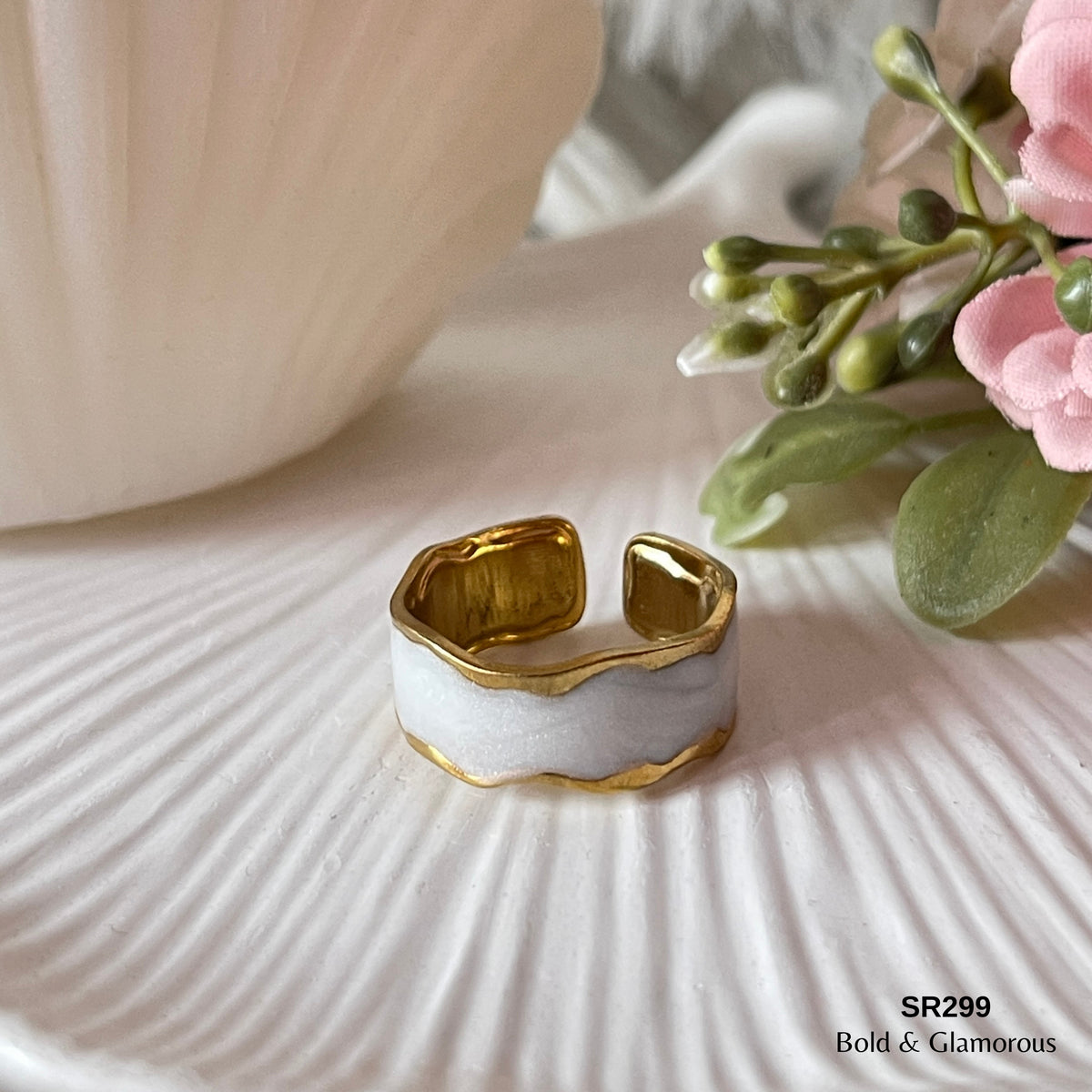 Statement Ring | SR299 | Gold