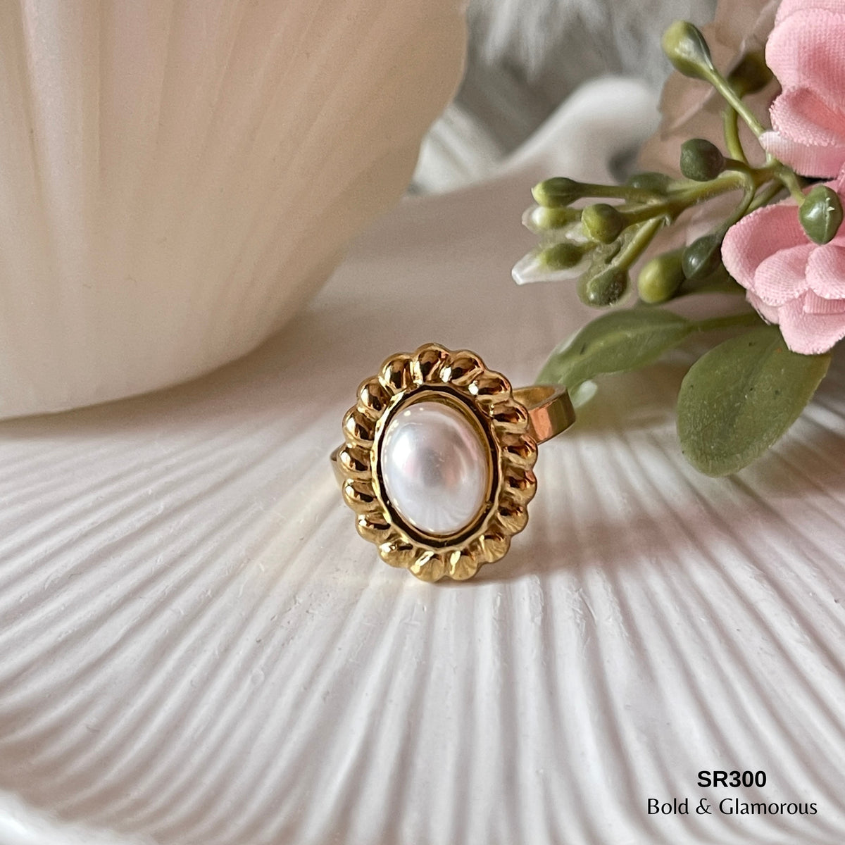 Statement Ring | SR300 | Gold
