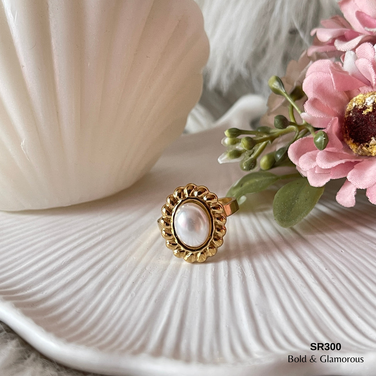 Statement Ring | SR300 | Gold