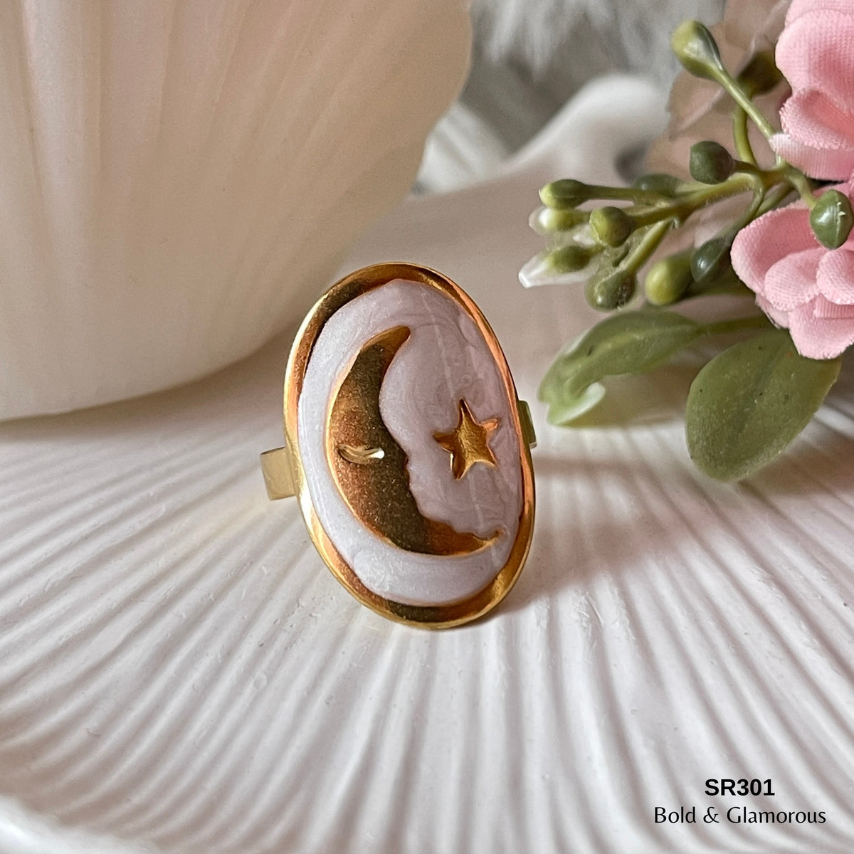 Statement Ring | SR301 | Gold
