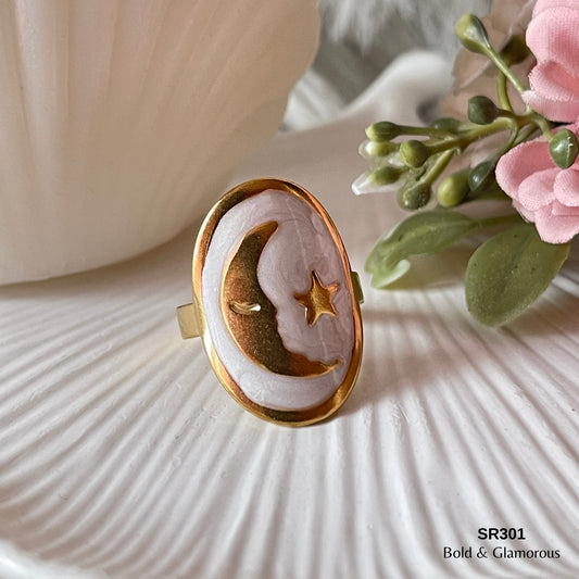 Statement Ring | SR301 | Gold