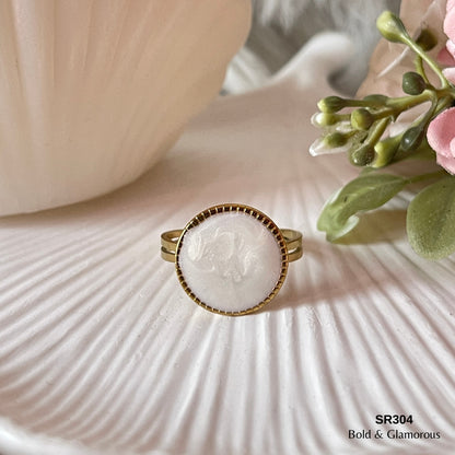 Statement Ring | SR304 | Gold