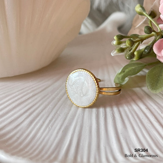 Statement Ring | SR304 | Gold