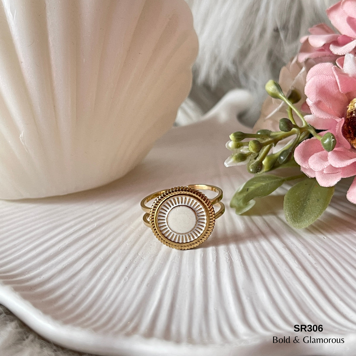 Statement Ring | SR306 | Gold