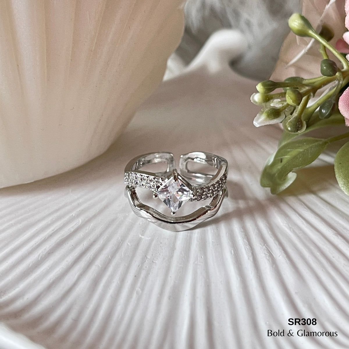 Zircon Ring | SR308 | Silver