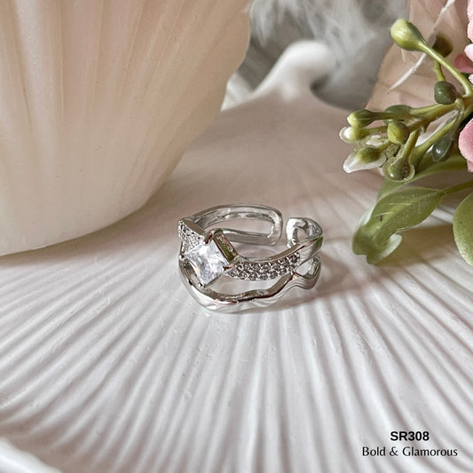 Zircon Ring | SR308 | Silver