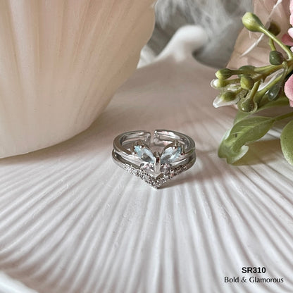Zircon Ring | SR310 | Silver
