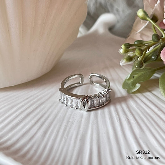 Zircon Ring | SR312 | Silver