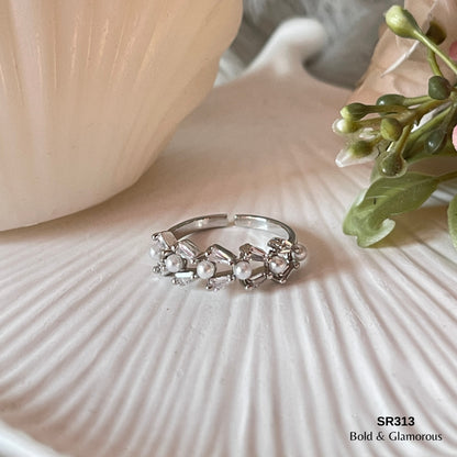 Zircon Ring | SR313 | Silver